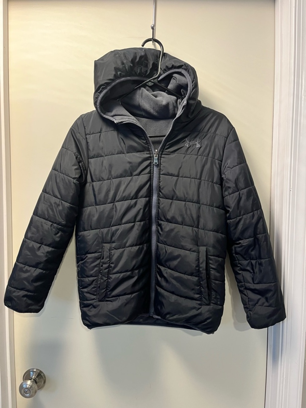 Under Armour Boys Pronto Reversible Puffer Coat - Picture 2 of 9